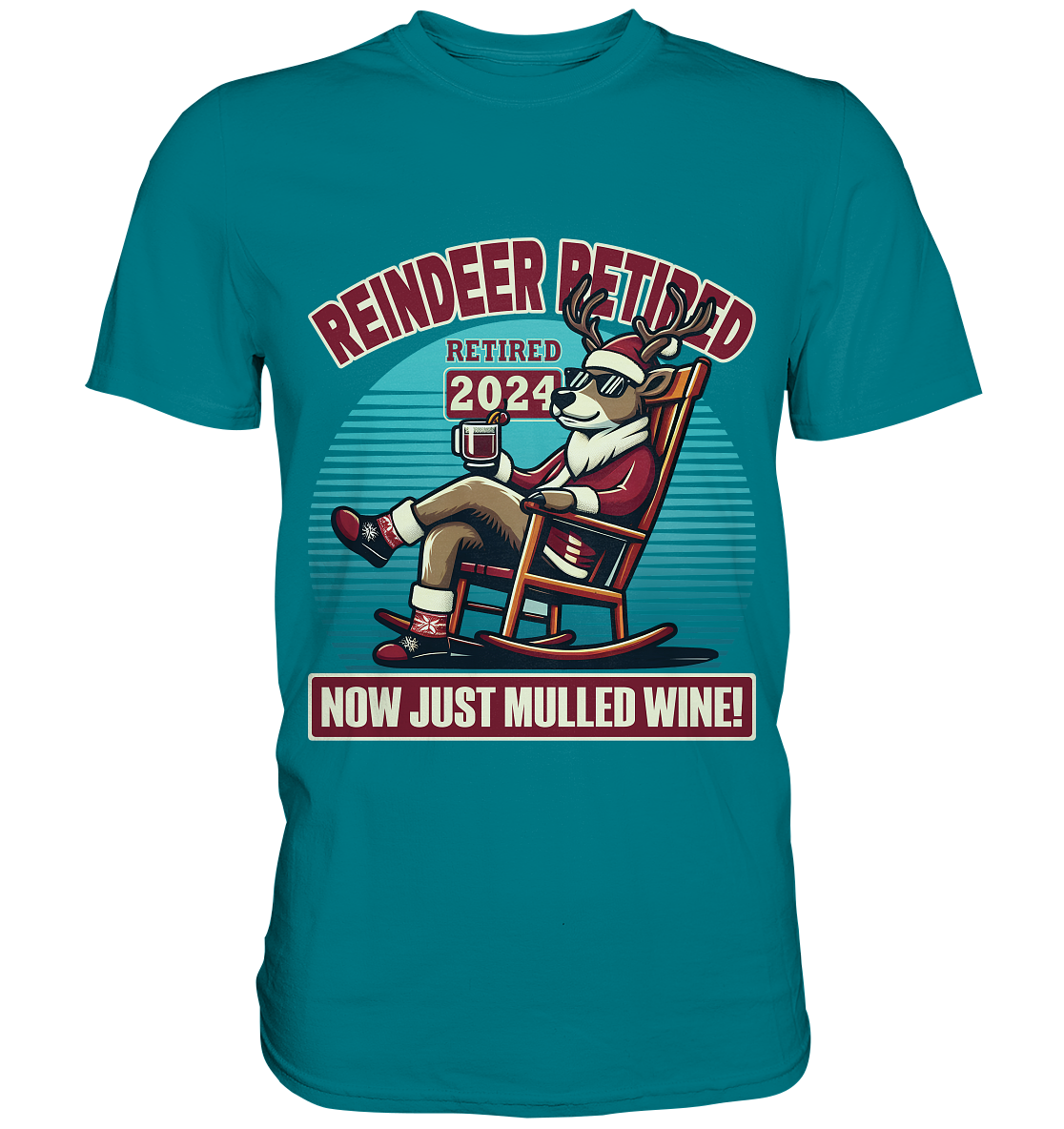 Reindeer Retired – Jetzt gibt's nur noch Glühwein! - Premium ShirtFaunaFeels OnlineshopReindeer Retired – Jetzt gibt'