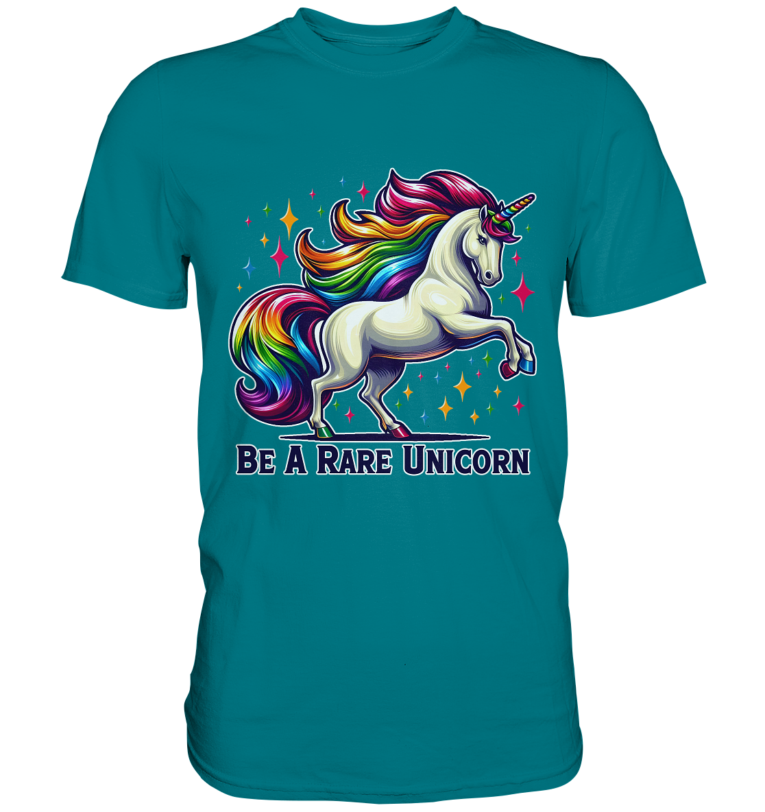 Be A Rare Unicorn – Magisches Einhorn-Design - Premium Shirt