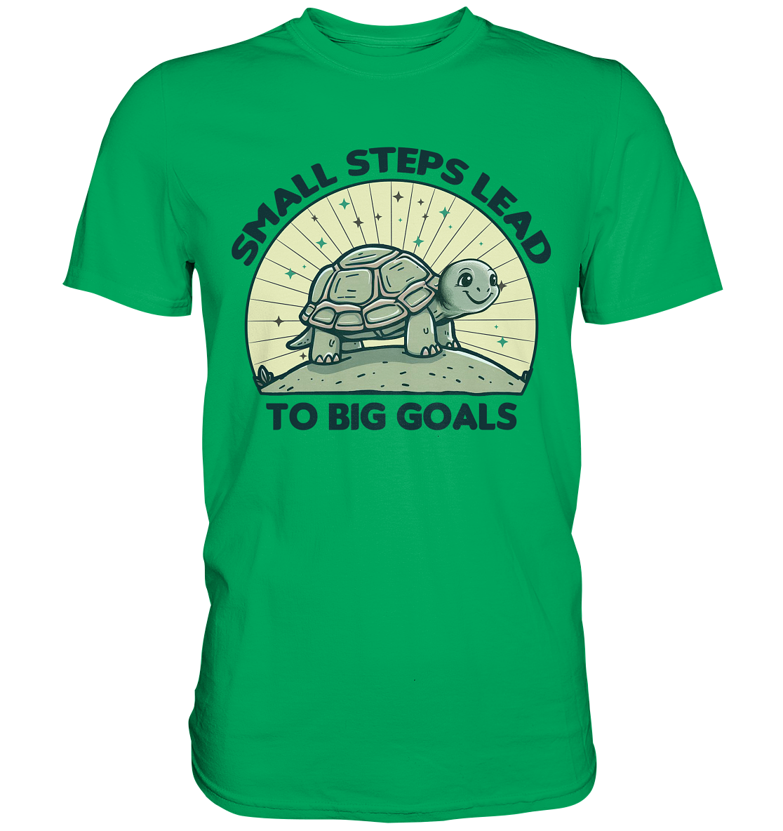Small Steps Lead to Big Goals – Zielstrebige Schildkröte - Premium ShiFaunaFeels OnlineshopSmall Steps Lead