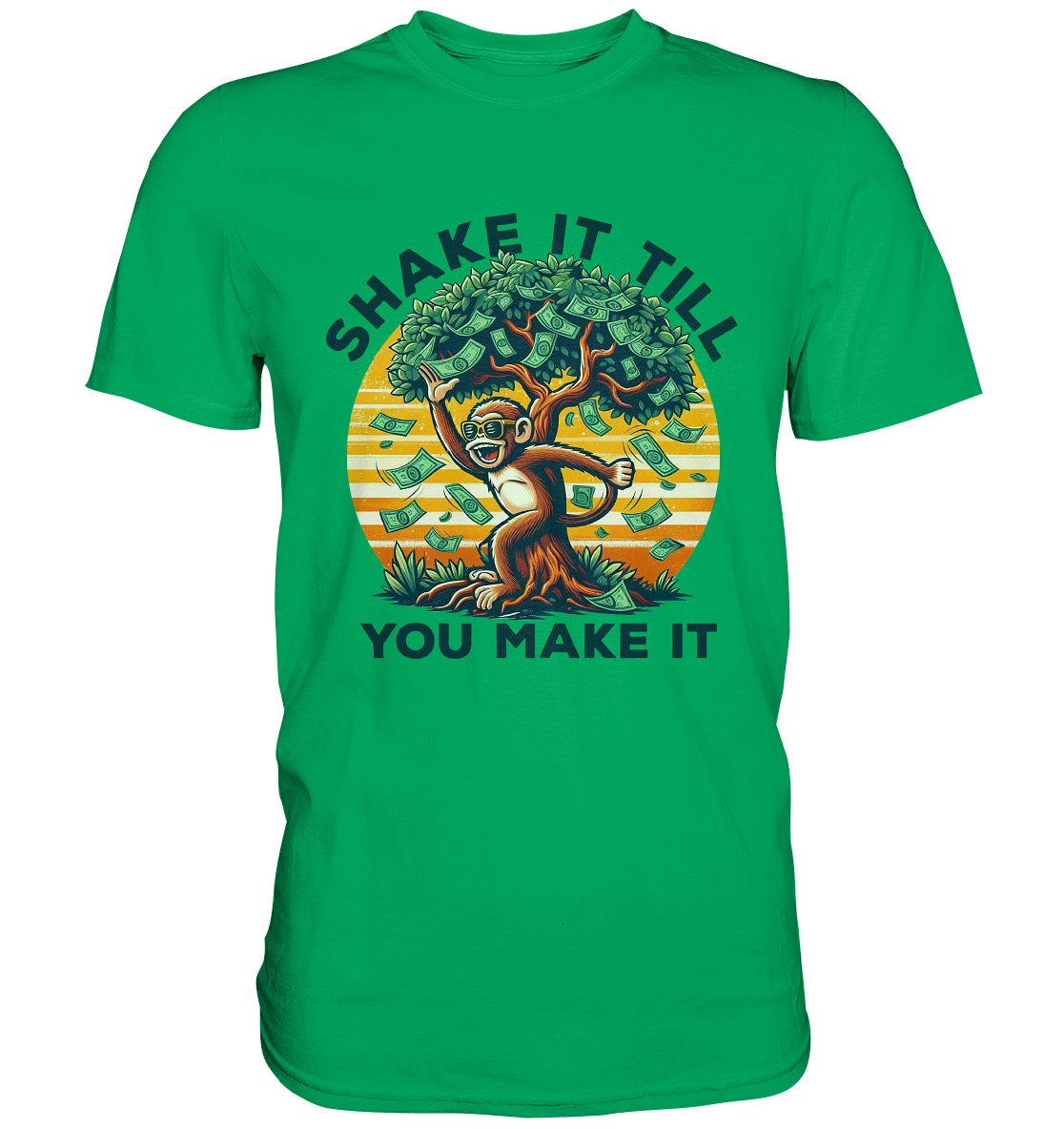 Shake It Till You Make It – Affe am Geldbaum - Premium ShirtFaunaFeels OnlineshopGeldbaum - Premium Shirt