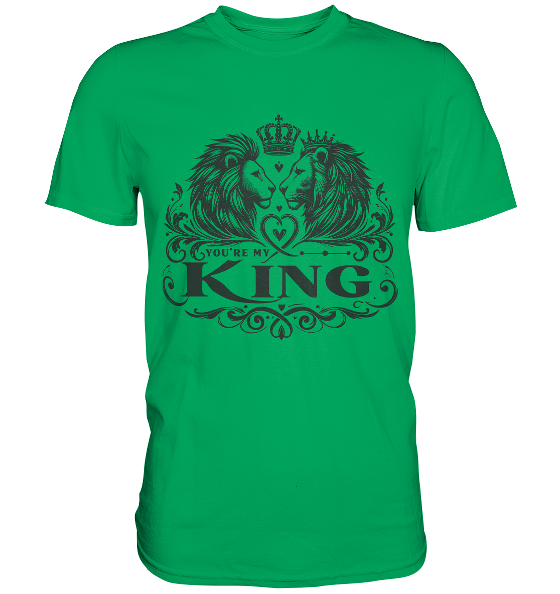 You're My King - Majestätische Löwen mit Krone - Premium ShirtFaunaFeels OnlineshopKing - Majestätische