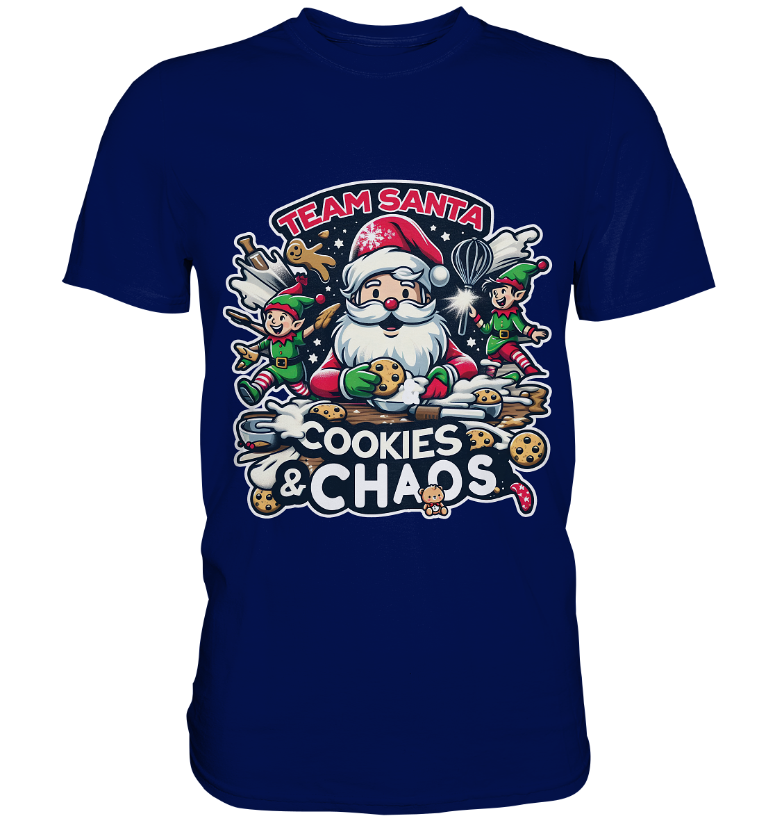 Team Santa – Cookies & Chaos! - Premium ShirtFaunaFeels OnlineshopTeam Santa – Cookies & Chaos