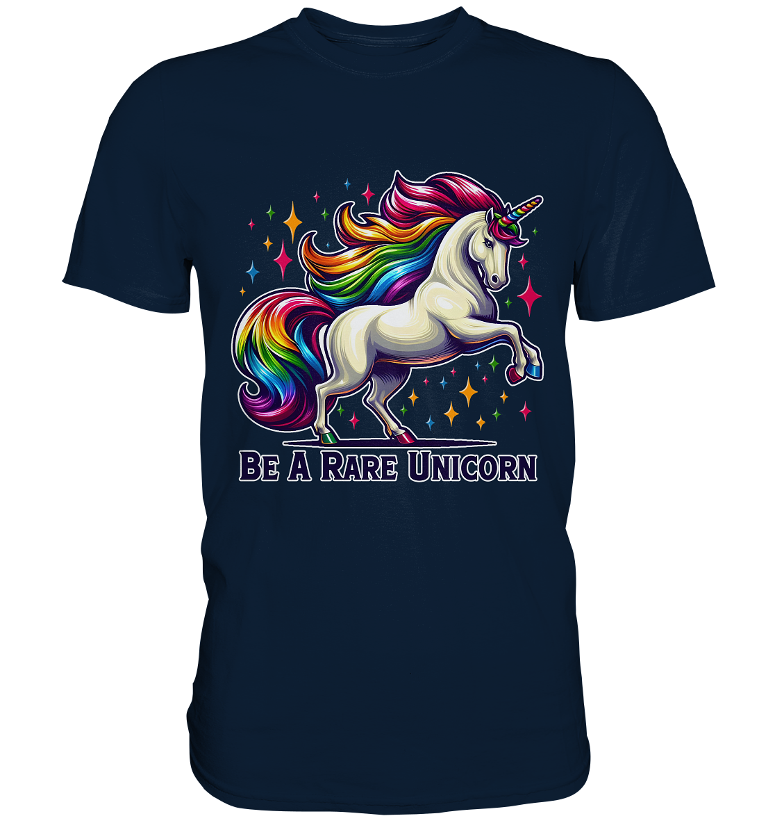 Be A Rare Unicorn – Magisches Einhorn-Design - Premium Shirt