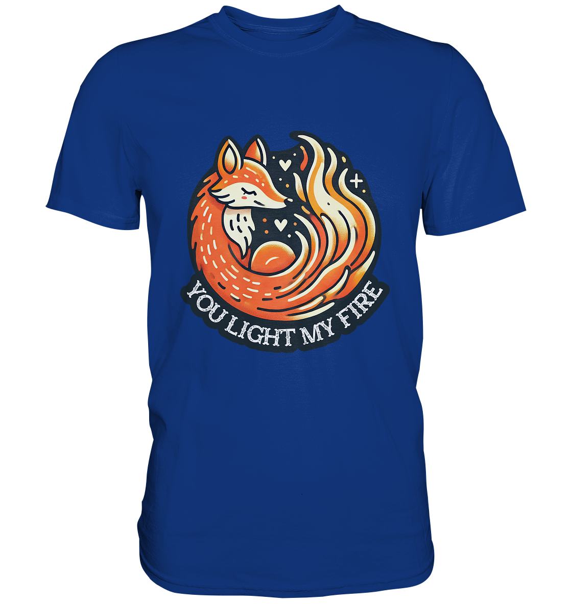 ou Light My Fire - Niedlicher Fuchs mit Flamme - Premium ShirtFaunaFeels OnlineshopFire - Niedlicher Fuchs mit Flamme - Premium Shirt