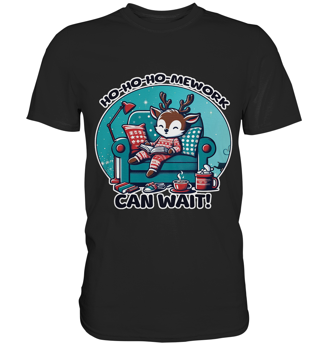 Ho-Ho-Ho-mework Can Wait – Das gemütliche Rentier im Weihnachtsschlaf!FaunaFeels OnlineshopHo-Ho-Ho-mework