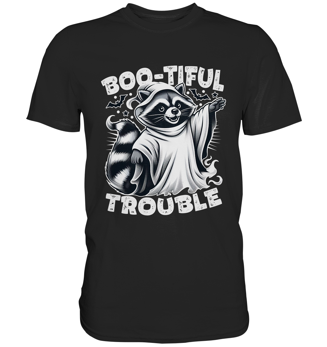 Boo-tiful Trouble – Der freche Waschbär mit Geister-Charm! - Premium SFaunaFeels OnlineshopBoo-tiful Trouble – Der freche Waschbä