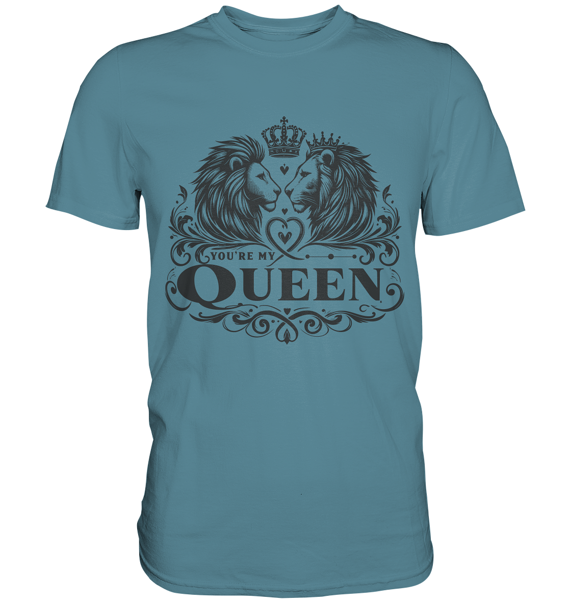 You're My Queen - Königliches Löwenpaar Design im Vintage-Stil - PremiFaunaFeels OnlineshopQueen -
