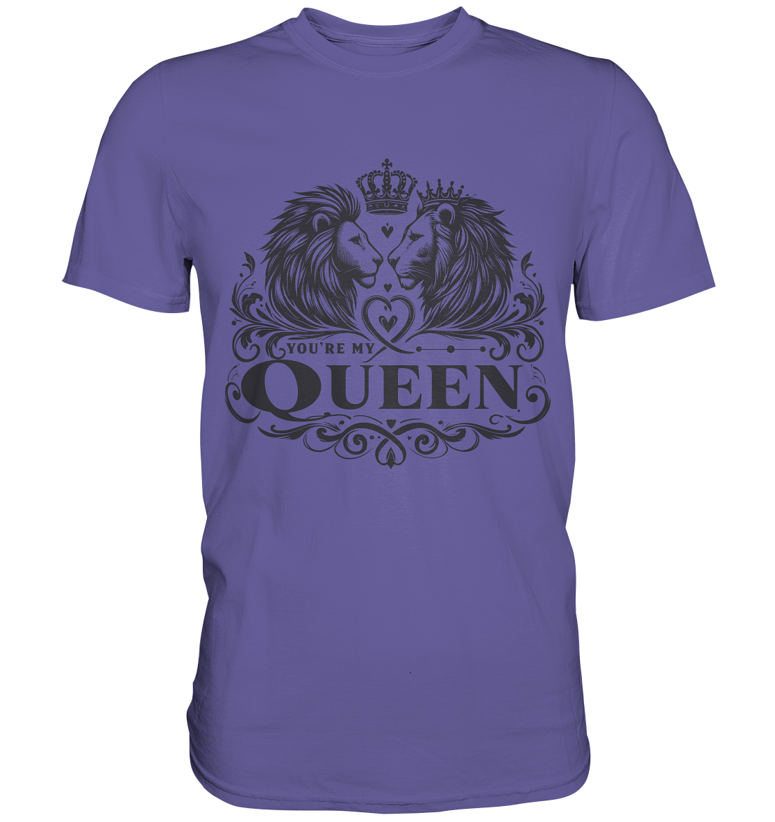 You're My Queen - Königliches Löwenpaar Design im Vintage-Stil - PremiFaunaFeels OnlineshopQueen -