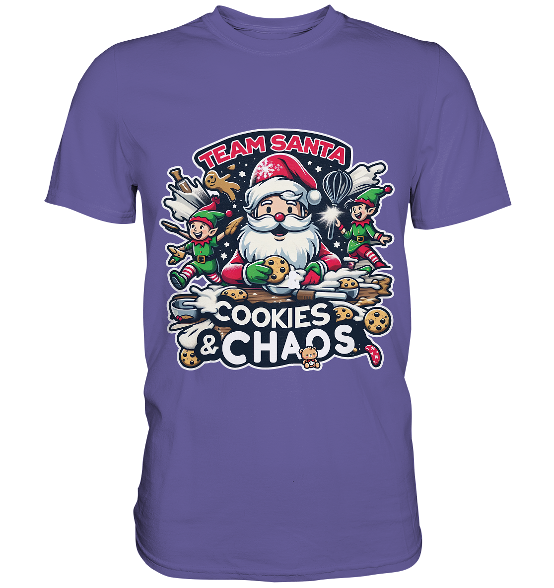 Team Santa – Cookies & Chaos! - Premium ShirtFaunaFeels OnlineshopTeam Santa – Cookies & Chaos