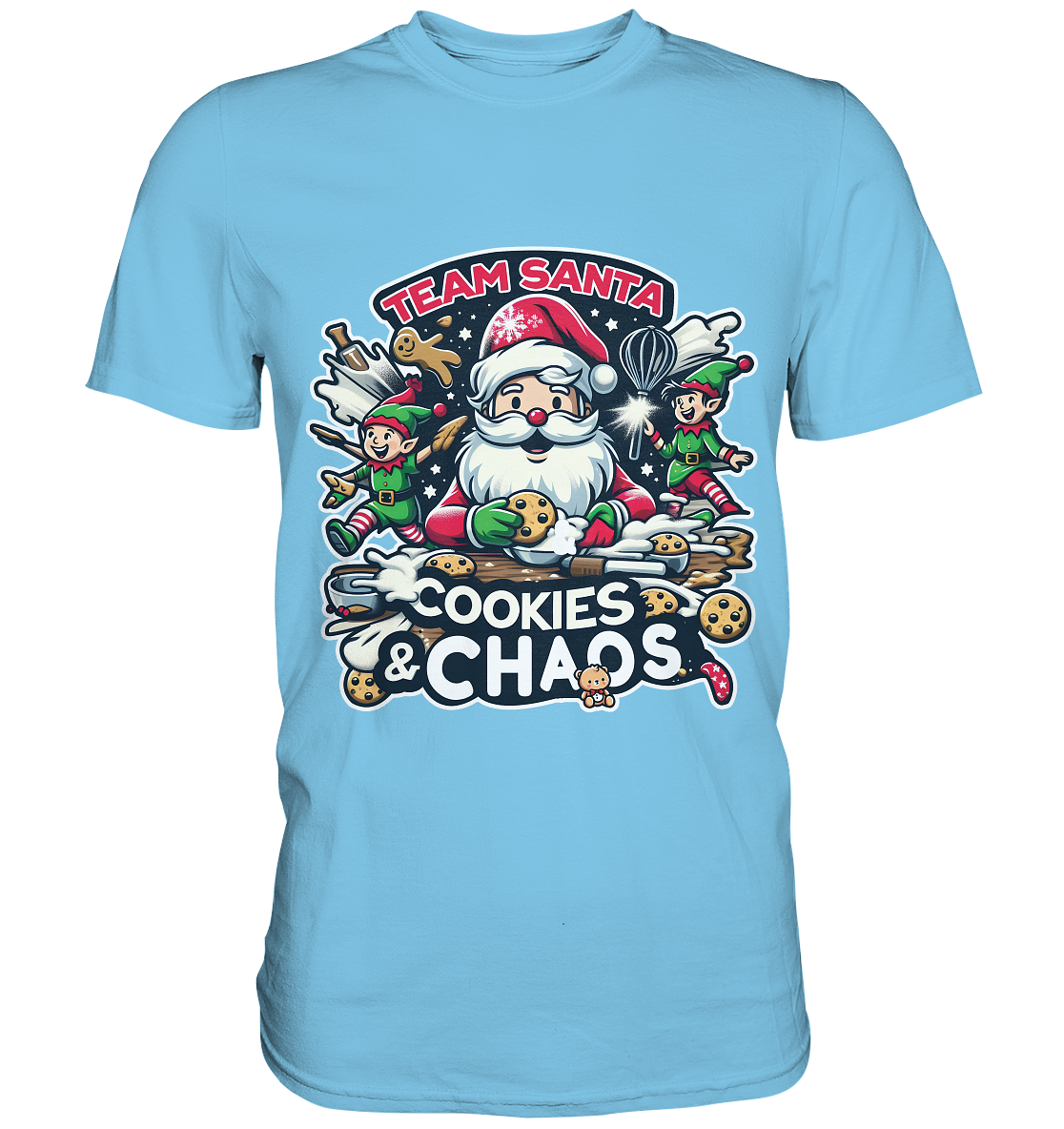 Team Santa – Cookies & Chaos! - Premium ShirtFaunaFeels OnlineshopTeam Santa – Cookies & Chaos