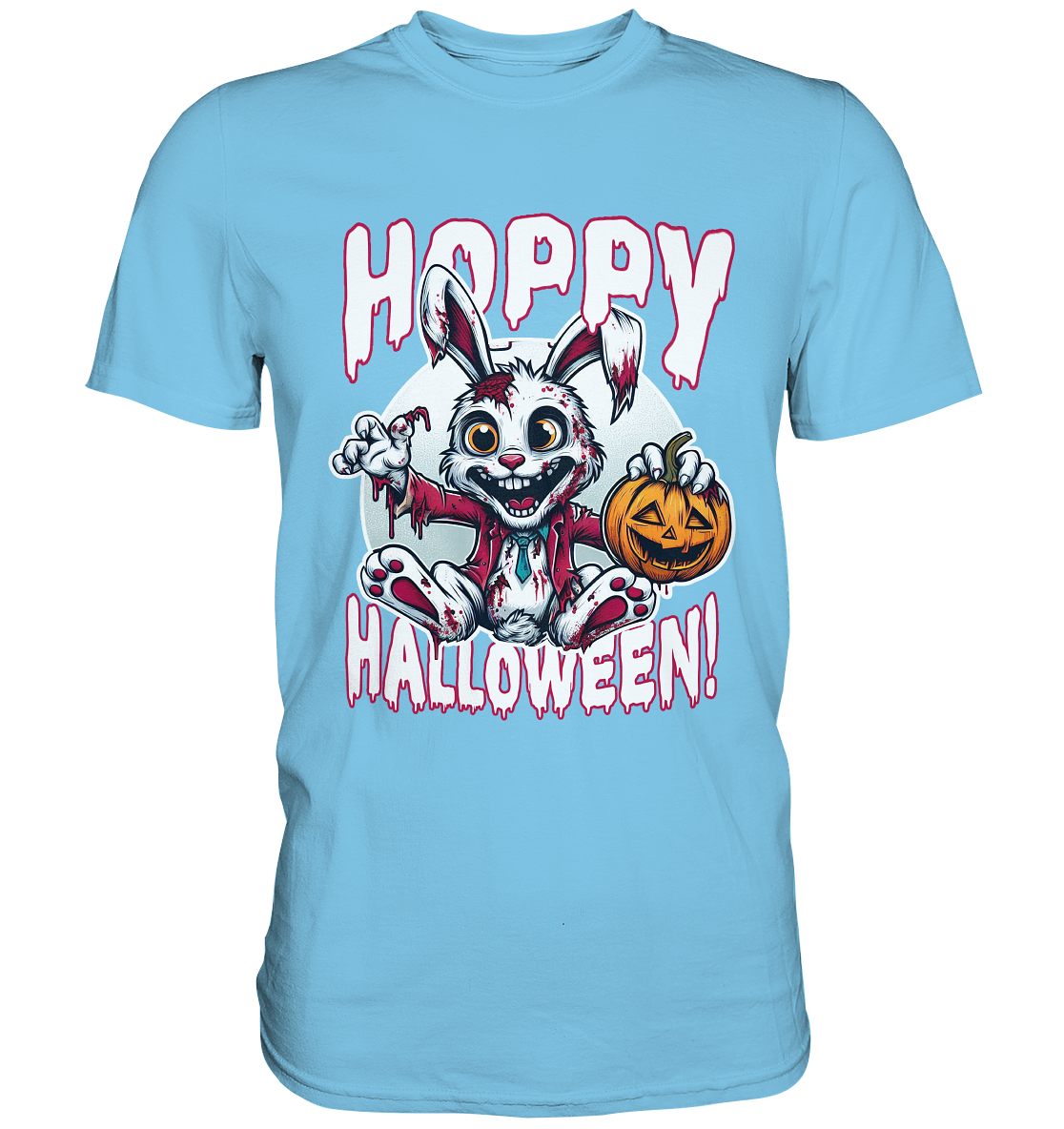 Hoppy Halloween – Der gruseligste Hase der Saison! - Premium ShirtFaunaFeels OnlineshopHoppy Halloween – Der gruseligste Hase der Saison