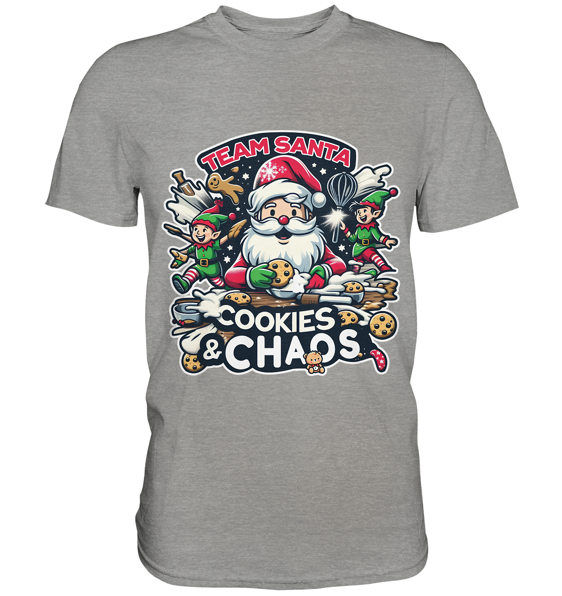 Team Santa – Cookies & Chaos! - Premium ShirtFaunaFeels OnlineshopTeam Santa – Cookies & Chaos