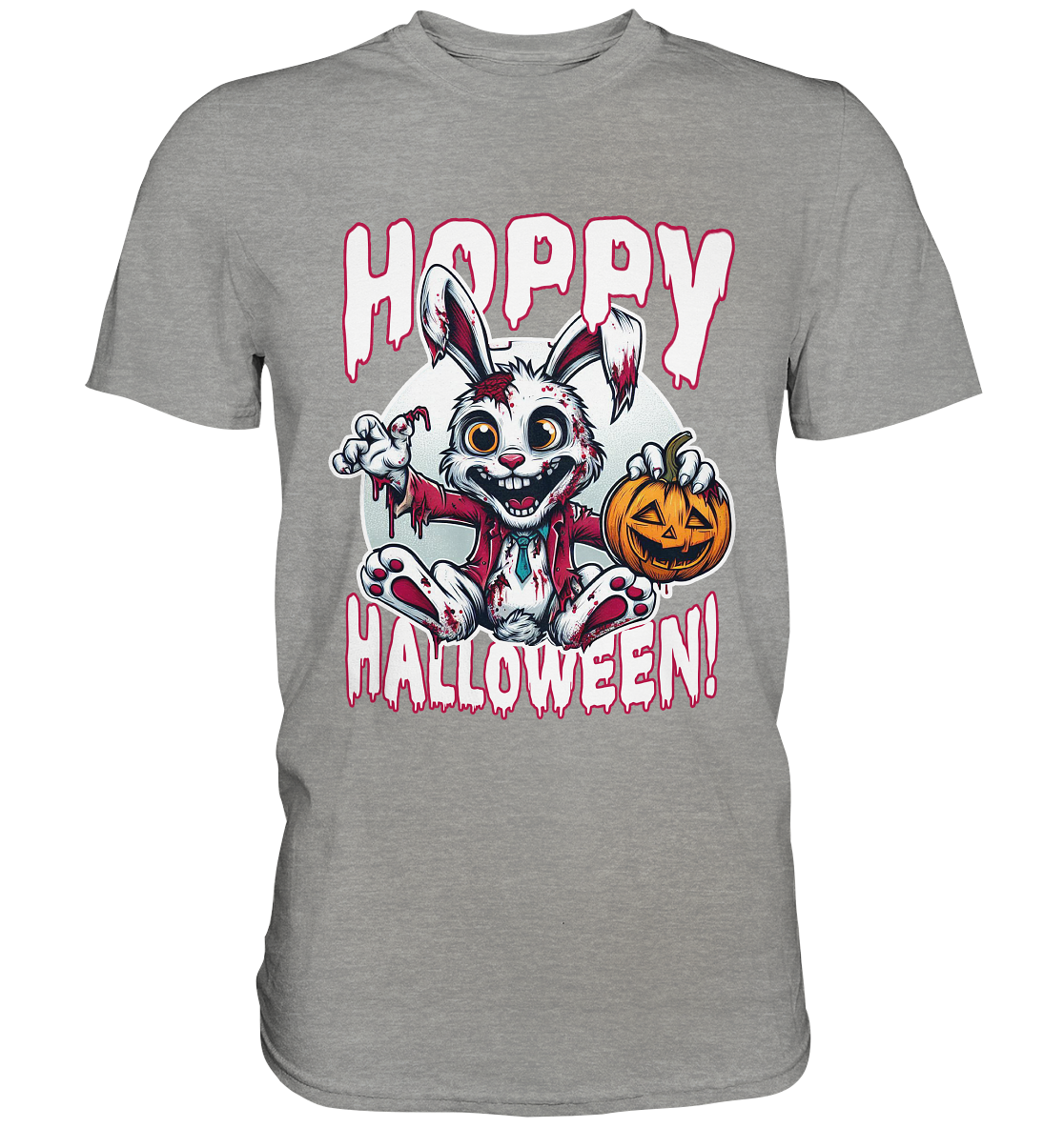 Hoppy Halloween – Der gruseligste Hase der Saison! - Premium ShirtFaunaFeels OnlineshopHoppy Halloween – Der gruseligste Hase der Saison