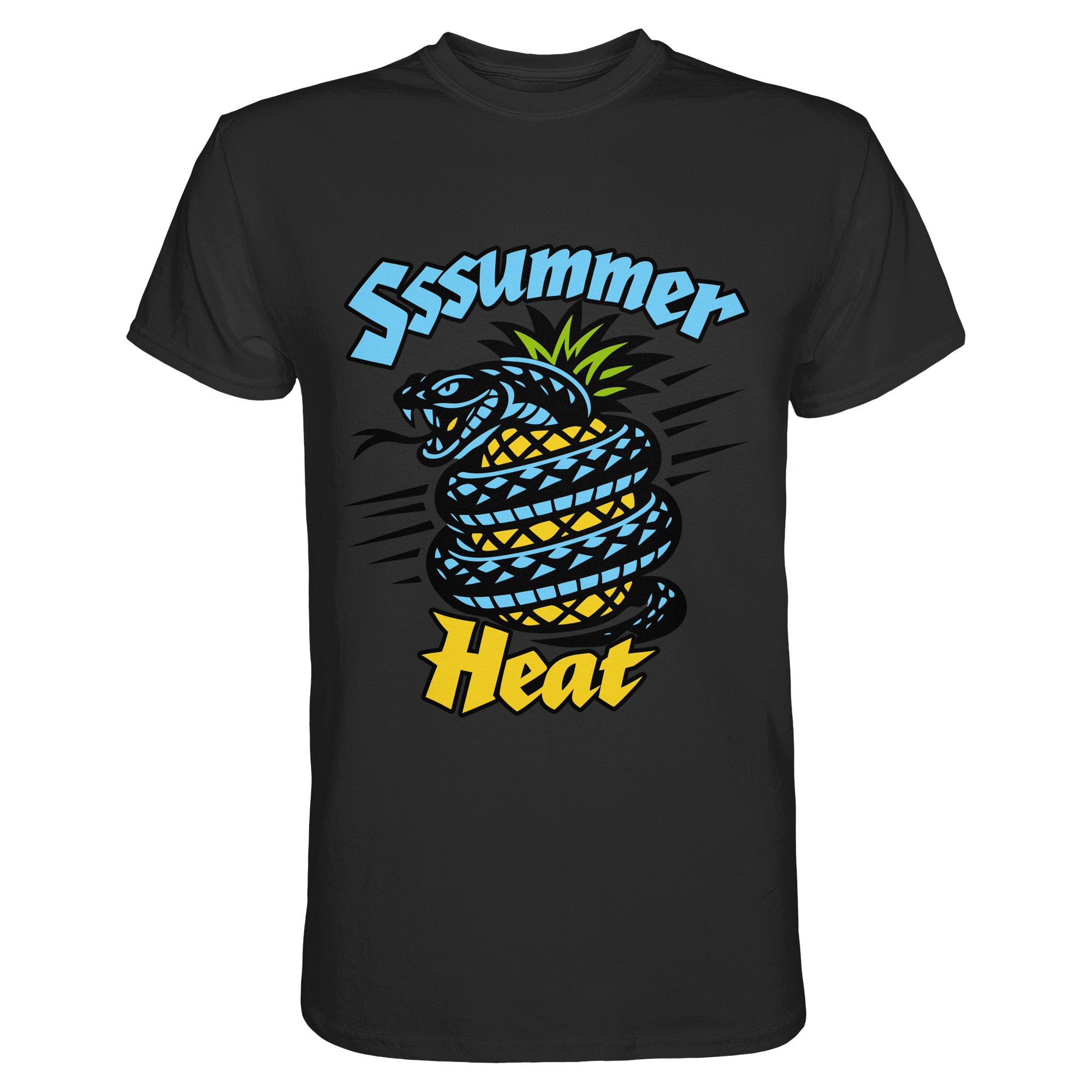 Sssssummer Heat Schlange – Ananas Viper - Premium Shirt