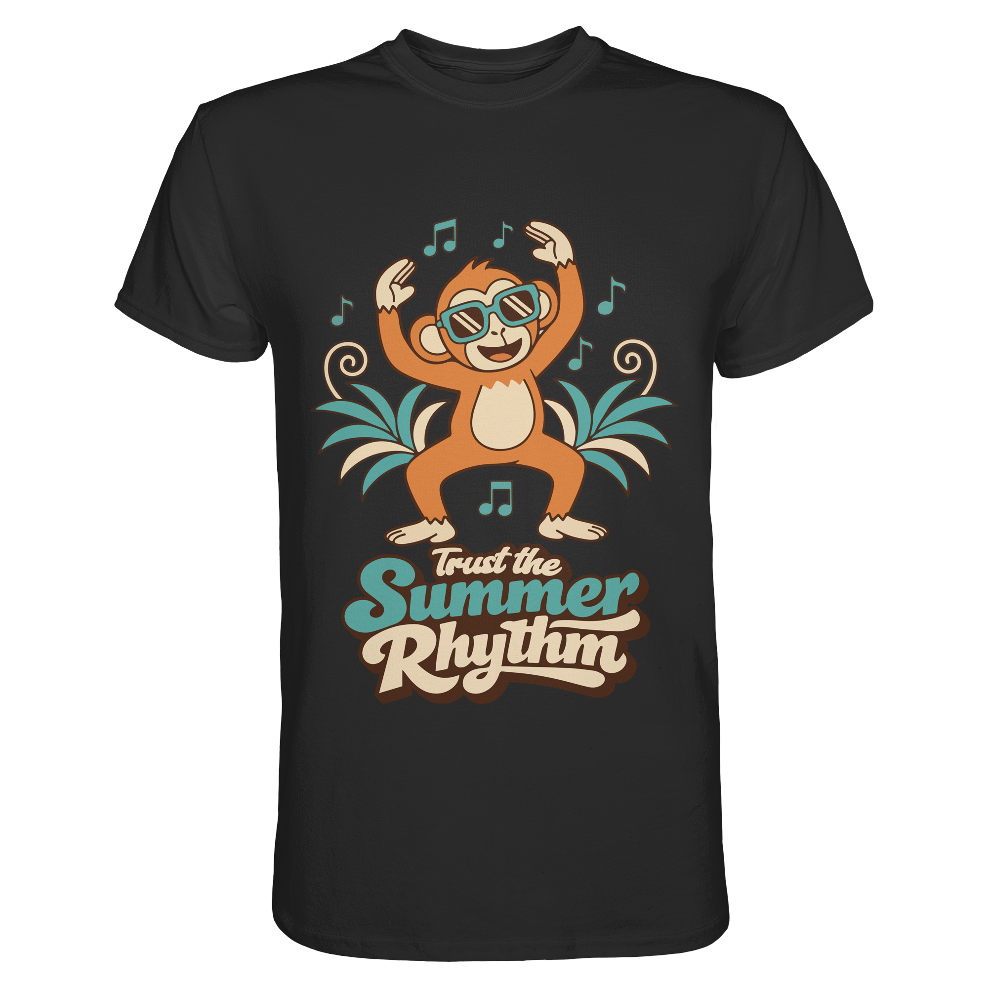 Trust the Summer Rhythm Affe – Tanzender Monkey - Premium Shirt