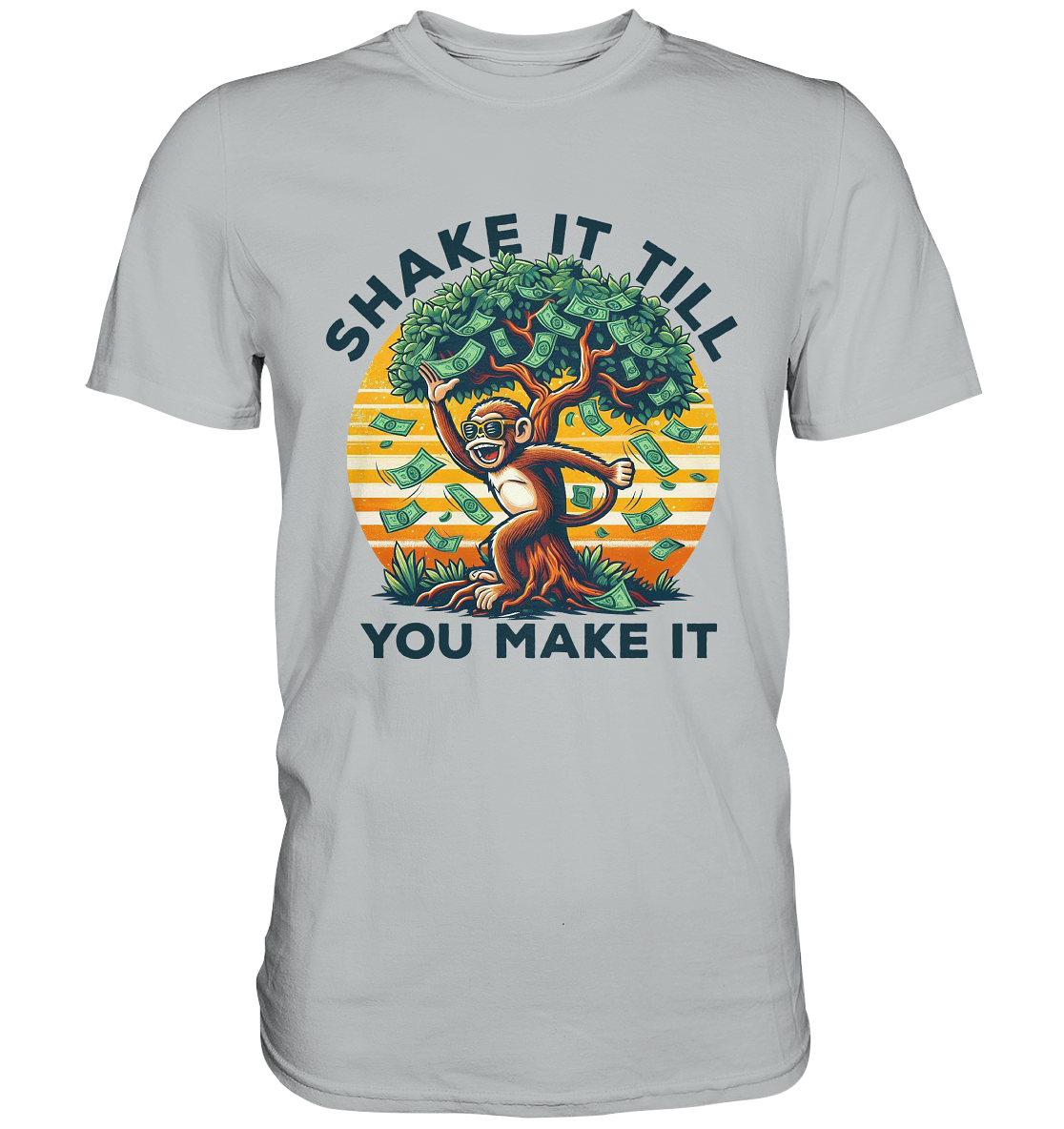 Shake It Till You Make It – Affe am Geldbaum - Premium ShirtFaunaFeels OnlineshopGeldbaum - Premium Shirt
