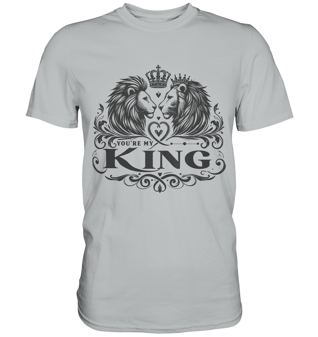You're My King - Majestätische Löwen mit Krone - Premium ShirtFaunaFeels OnlineshopKing - Majestätische