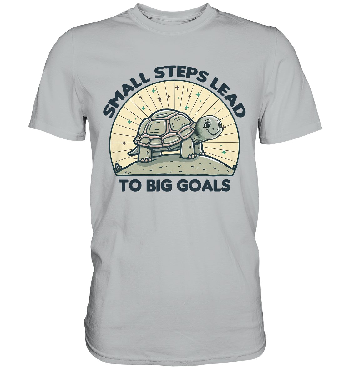 Small Steps Lead to Big Goals – Zielstrebige Schildkröte - Premium ShiFaunaFeels OnlineshopSmall Steps Lead