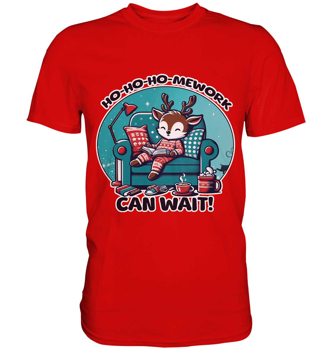 Ho-Ho-Ho-mework Can Wait – Das gemütliche Rentier im Weihnachtsschlaf!FaunaFeels OnlineshopHo-Ho-Ho-mework