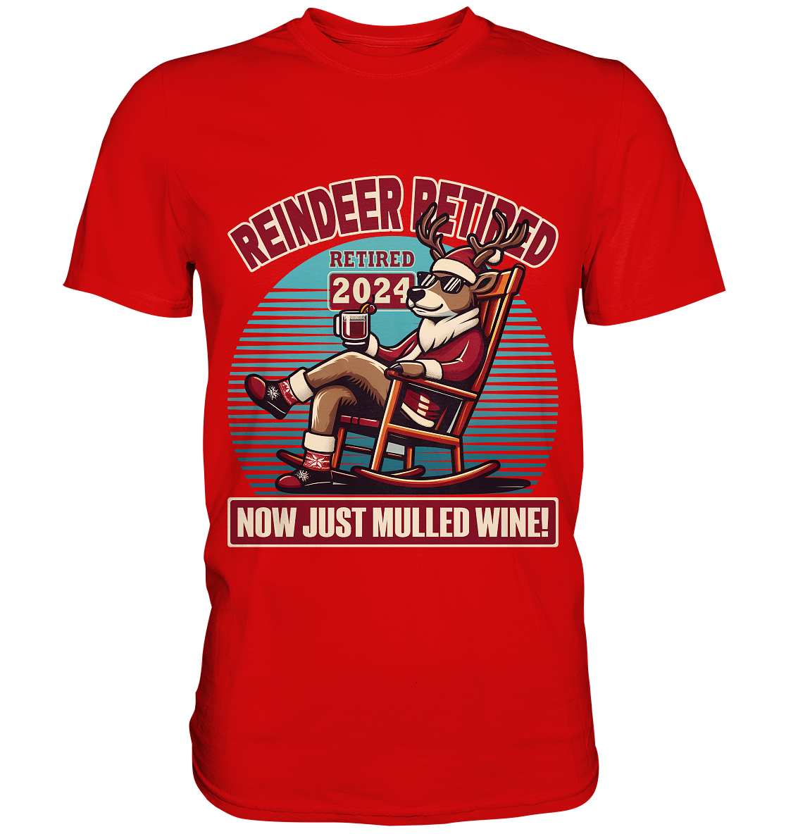 Reindeer Retired – Jetzt gibt's nur noch Glühwein! - Premium ShirtFaunaFeels OnlineshopReindeer Retired – Jetzt gibt'