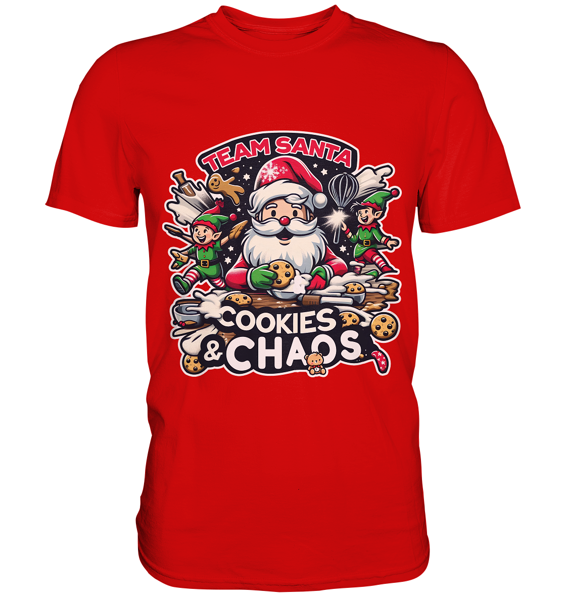 Team Santa – Cookies & Chaos! - Premium ShirtFaunaFeels OnlineshopTeam Santa – Cookies & Chaos