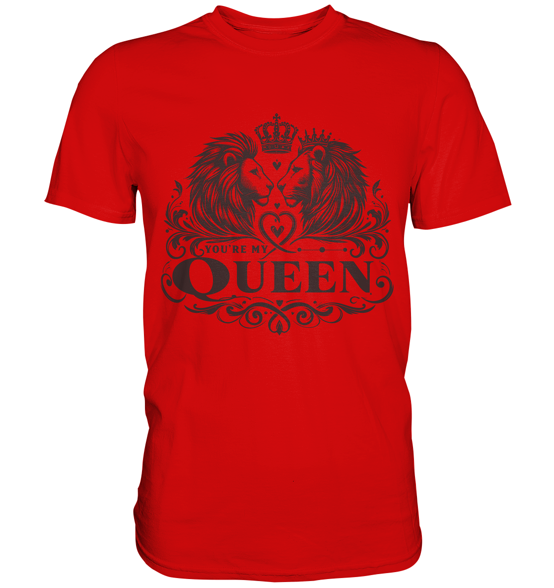 You're My Queen - Königliches Löwenpaar Design im Vintage-Stil - PremiFaunaFeels OnlineshopQueen -