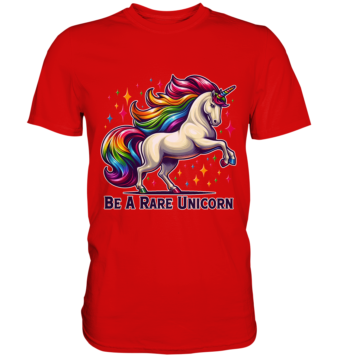Be A Rare Unicorn – Magisches Einhorn-Design - Premium Shirt