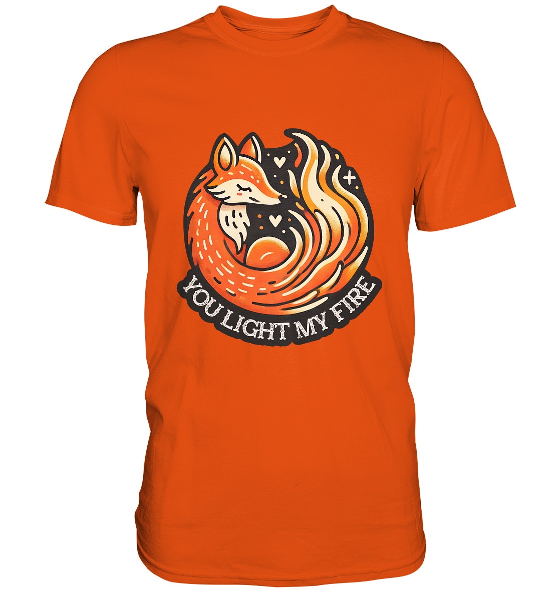 ou Light My Fire - Niedlicher Fuchs mit Flamme - Premium ShirtFaunaFeels OnlineshopFire - Niedlicher Fuchs mit Flamme - Premium Shirt