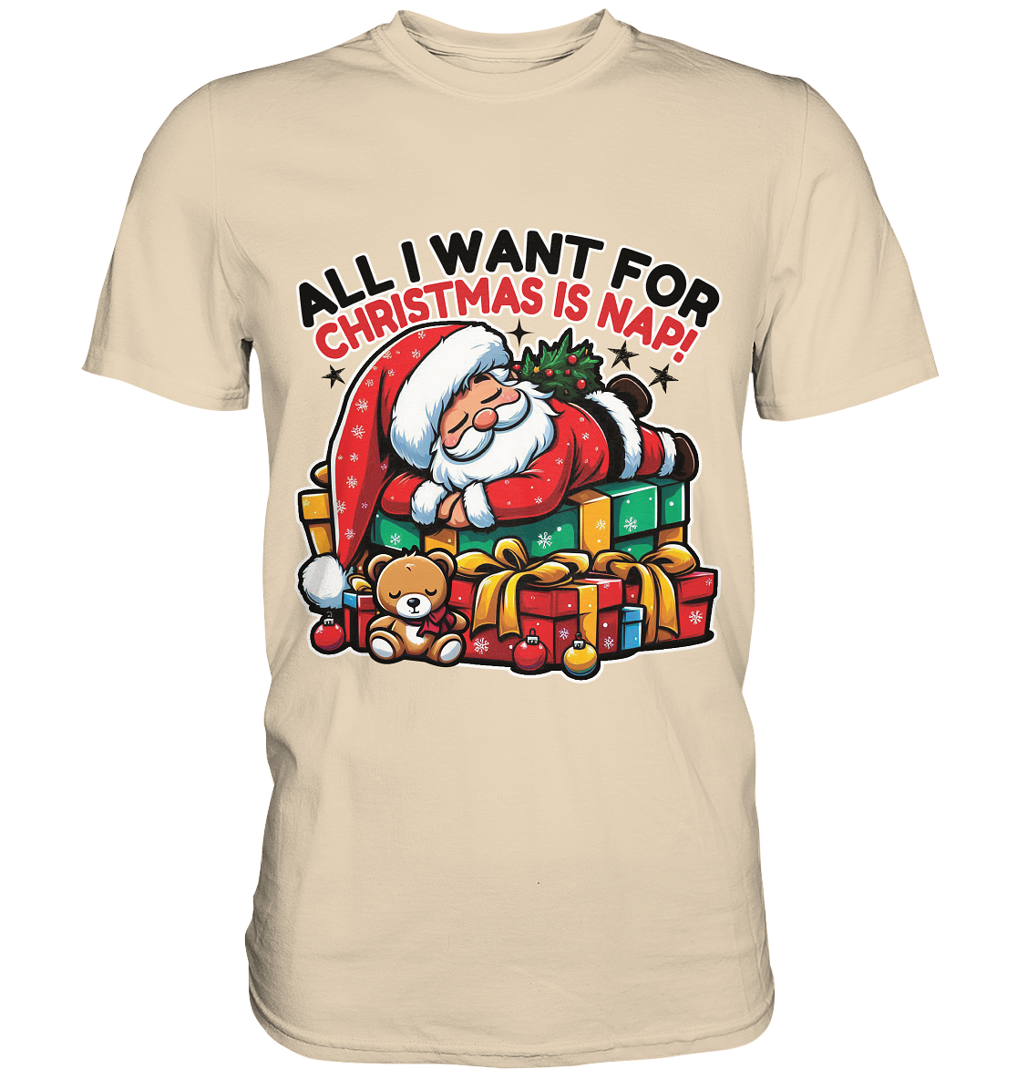 All I Want for Christmas Is Nap – Der entspannte Weihnachtsmann! - PreFaunaFeels OnlineshopNap – Der entspannte Weihnachtsmann