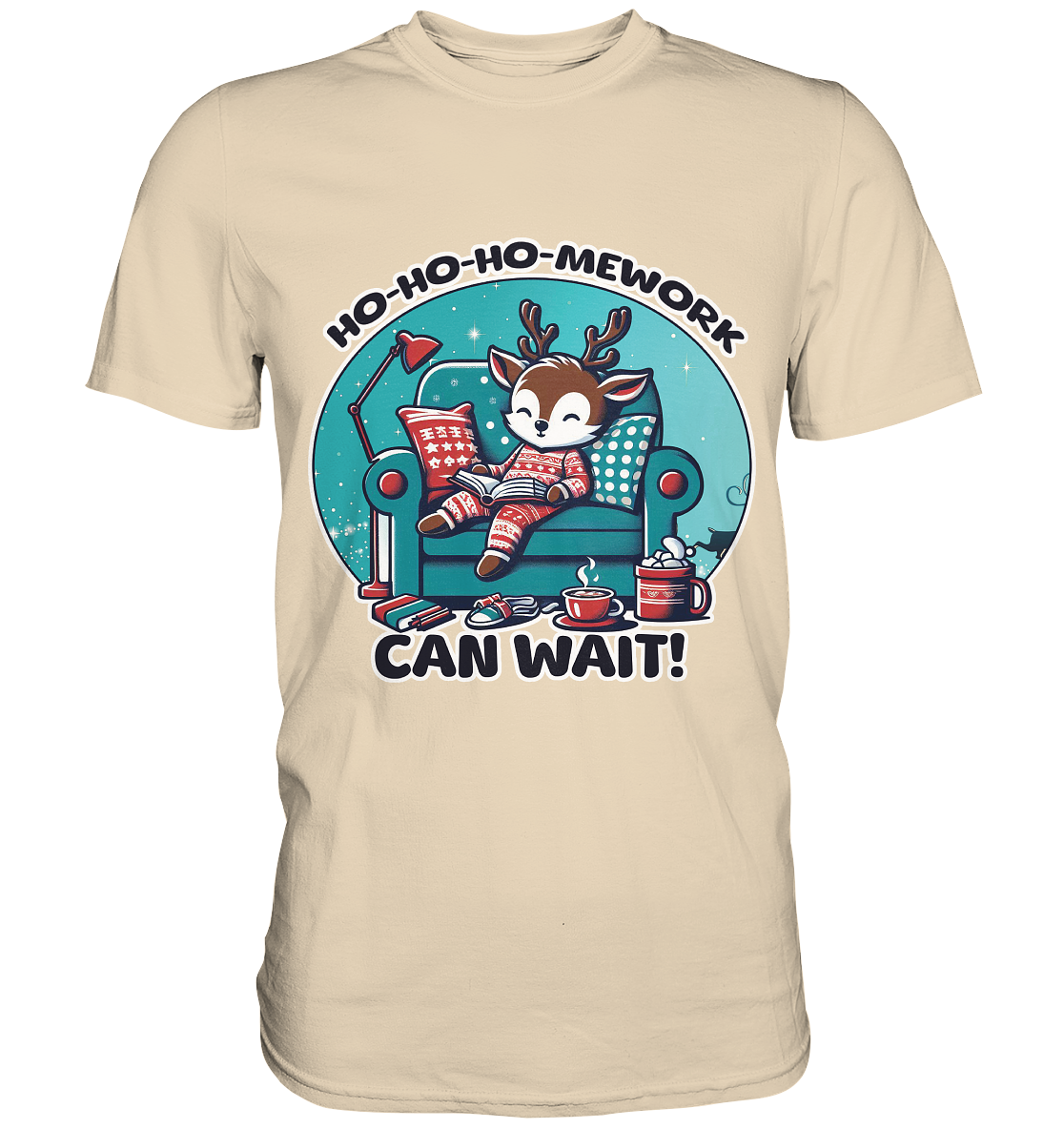 Ho-Ho-Ho-mework Can Wait – Das gemütliche Rentier im Weihnachtsschlaf!FaunaFeels OnlineshopHo-Ho-Ho-mework