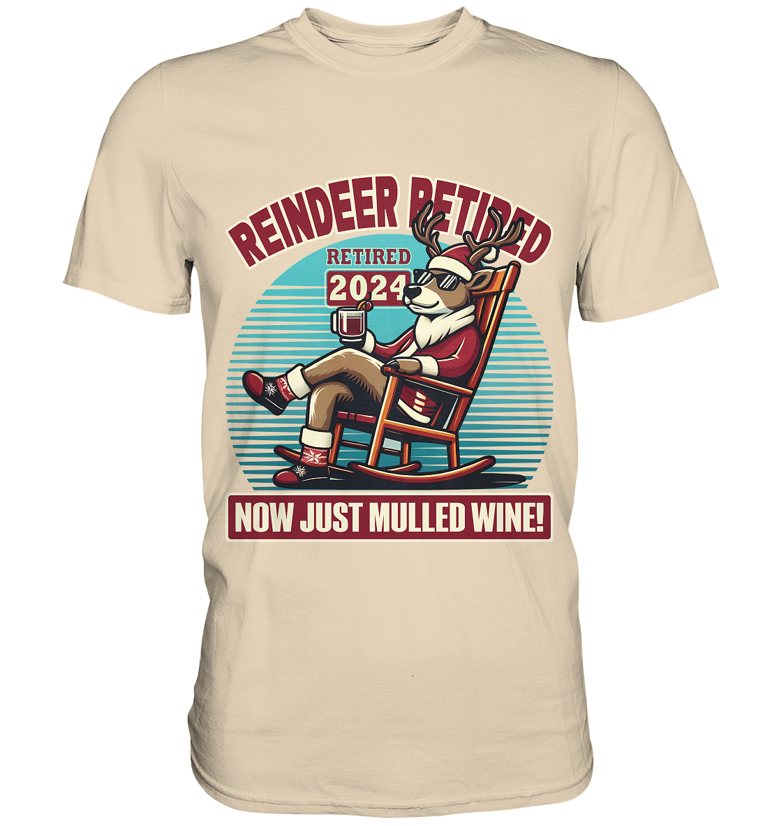 Reindeer Retired – Jetzt gibt's nur noch Glühwein! - Premium ShirtFaunaFeels OnlineshopReindeer Retired – Jetzt gibt'