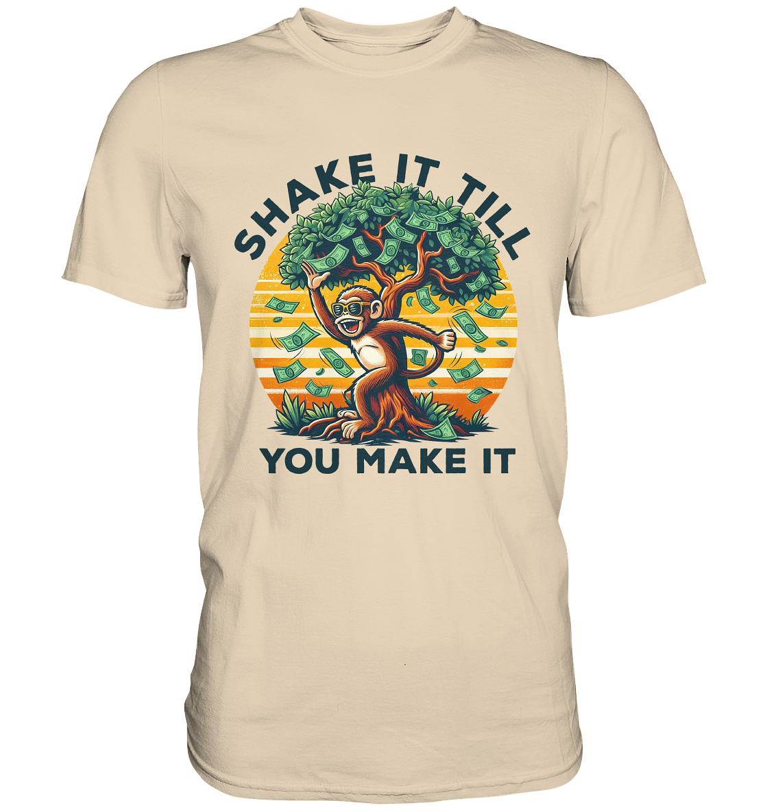 Shake It Till You Make It – Affe am Geldbaum - Premium ShirtFaunaFeels OnlineshopGeldbaum - Premium Shirt