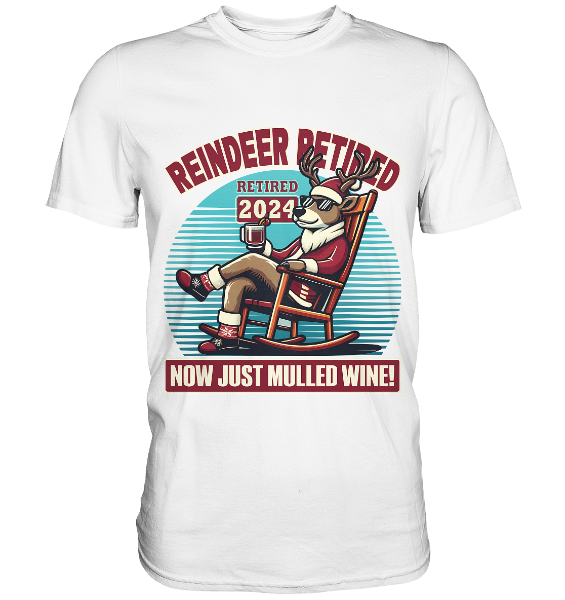 Reindeer Retired – Jetzt gibt's nur noch Glühwein! - Premium ShirtFaunaFeels OnlineshopReindeer Retired – Jetzt gibt'