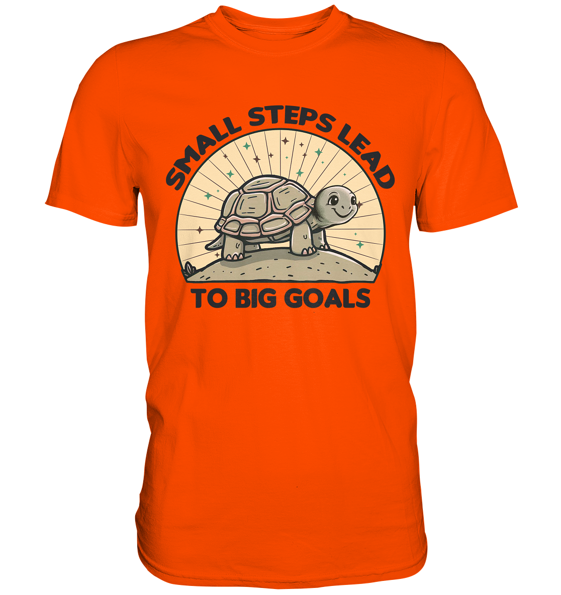 Small Steps Lead to Big Goals – Zielstrebige Schildkröte - Premium ShiFaunaFeels OnlineshopSmall Steps Lead