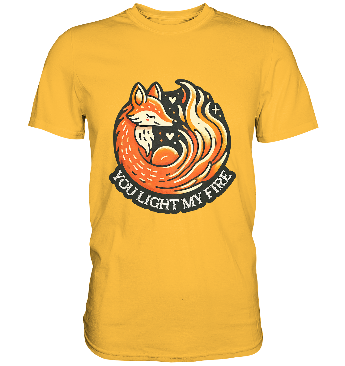 ou Light My Fire - Niedlicher Fuchs mit Flamme - Premium ShirtFaunaFeels OnlineshopFire - Niedlicher Fuchs mit Flamme - Premium Shirt
