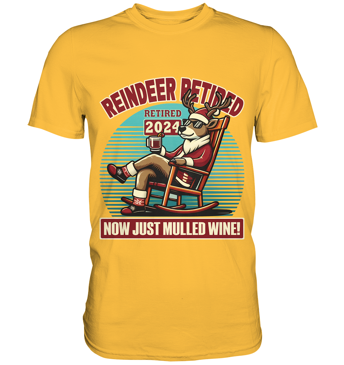 Reindeer Retired – Jetzt gibt's nur noch Glühwein! - Premium ShirtFaunaFeels OnlineshopReindeer Retired – Jetzt gibt'