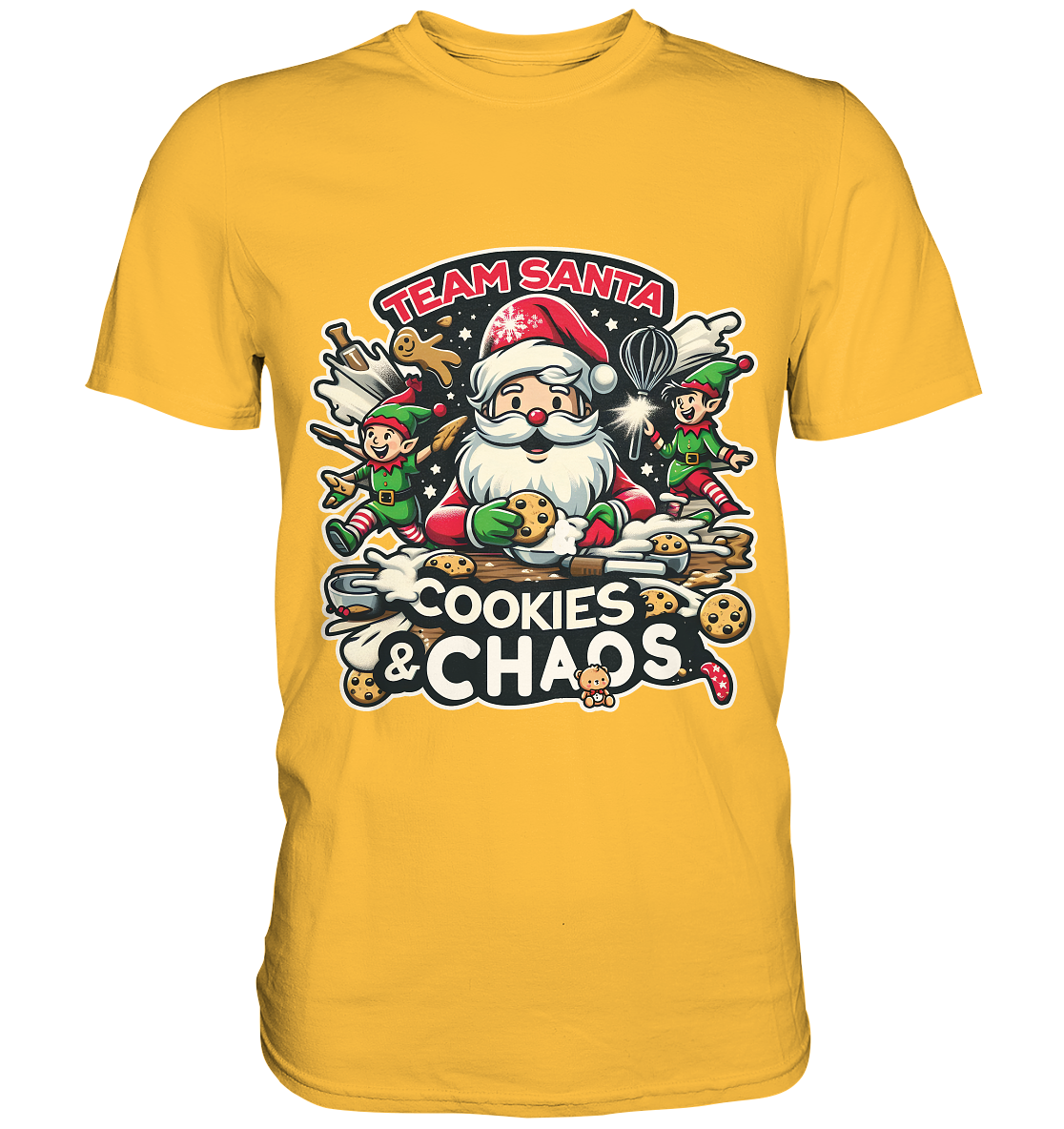 Team Santa – Cookies & Chaos! - Premium ShirtFaunaFeels OnlineshopTeam Santa – Cookies & Chaos