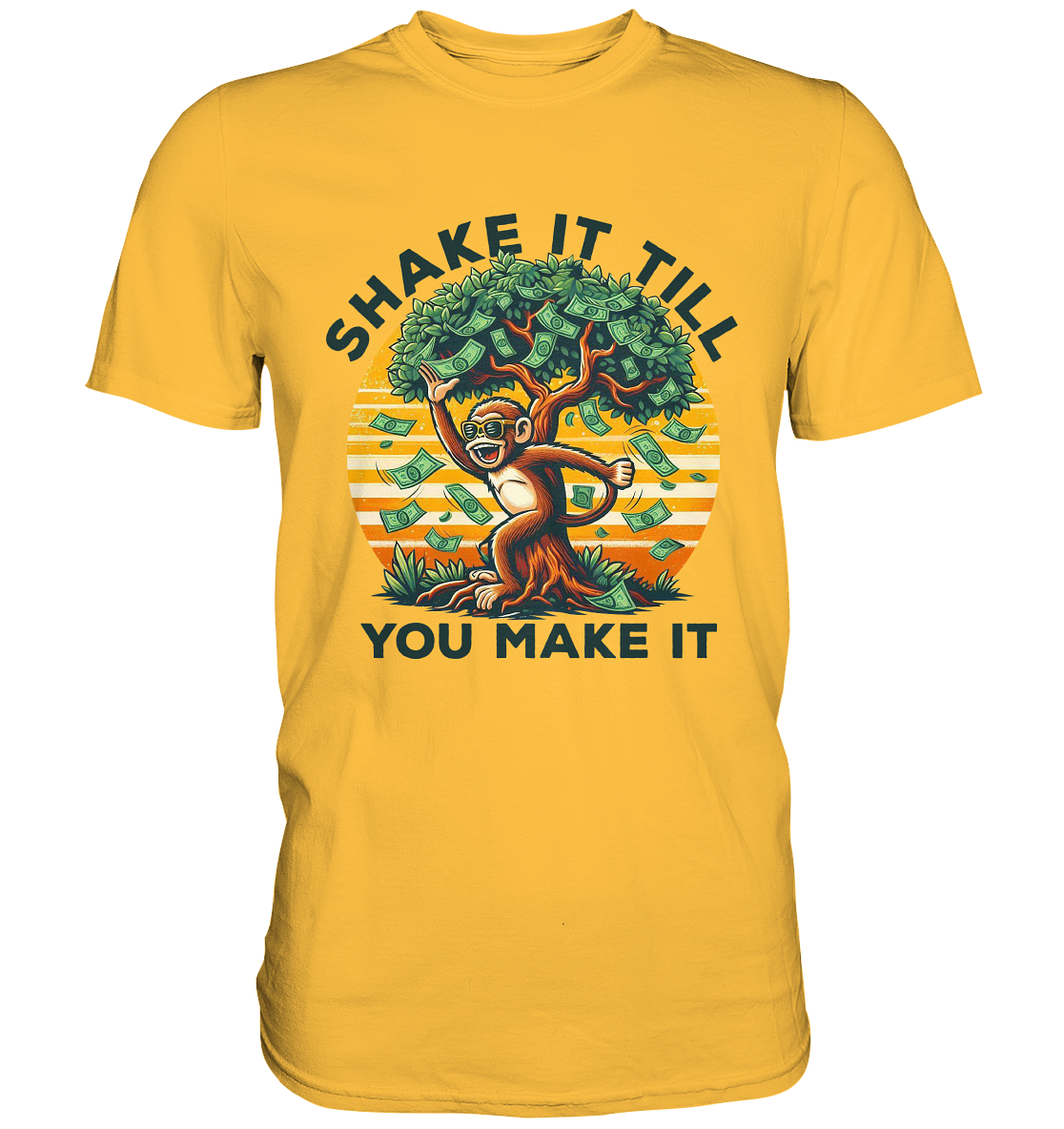 Shake It Till You Make It – Affe am Geldbaum - Premium ShirtFaunaFeels OnlineshopGeldbaum - Premium Shirt