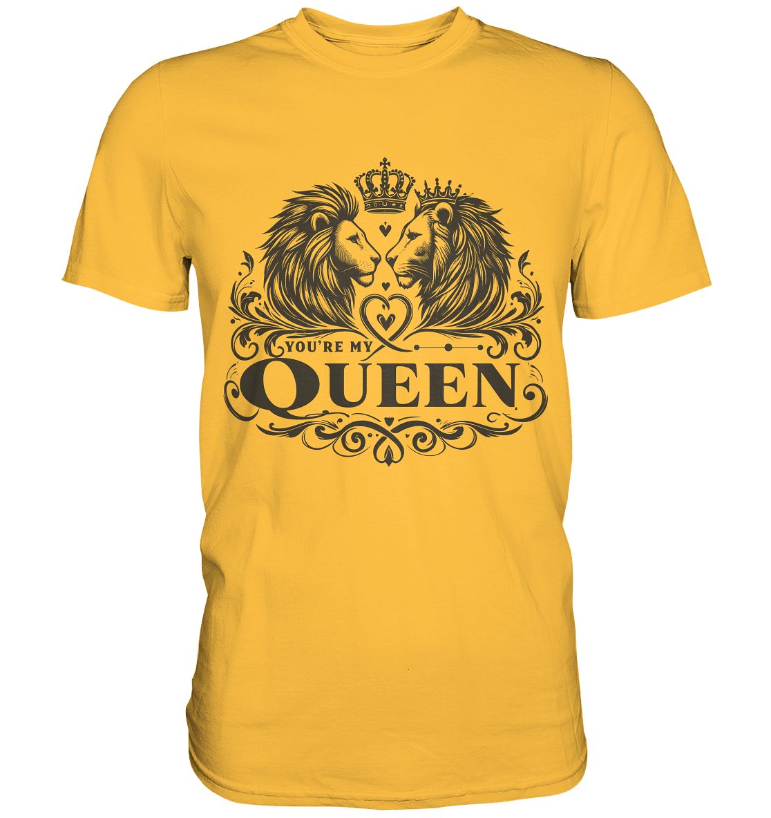 You're My Queen - Königliches Löwenpaar Design im Vintage-Stil - PremiFaunaFeels OnlineshopQueen -
