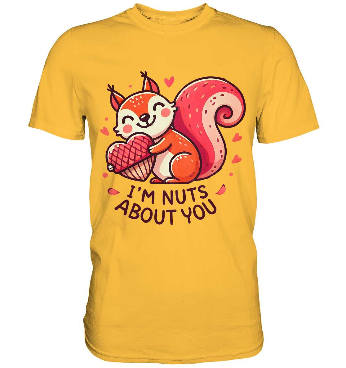 I'm Nuts About You - Süßes Eichhörnchen mit Herznuss Valentinsdesign -FaunaFeels OnlineshopI m