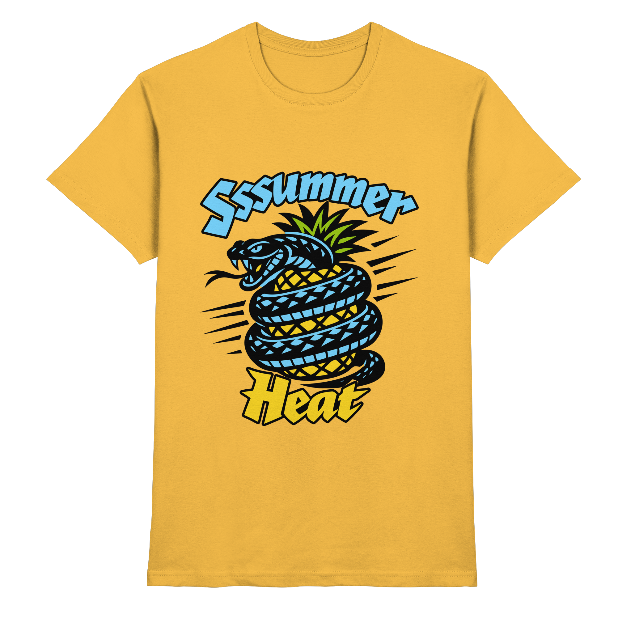 Sssssummer Heat Schlange – Ananas Viper - Premium Shirt