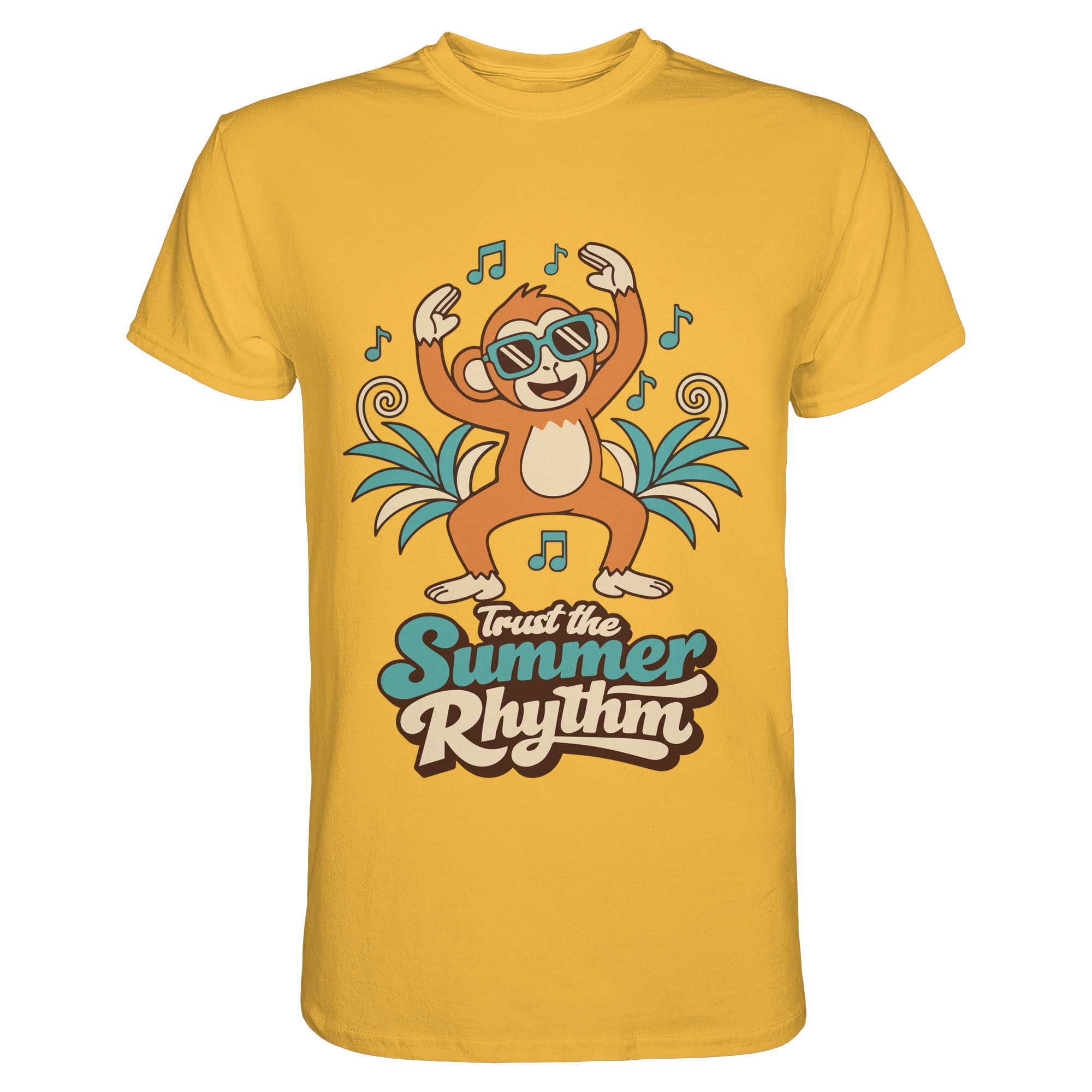 Trust the Summer Rhythm Affe – Tanzender Monkey - Premium Shirt