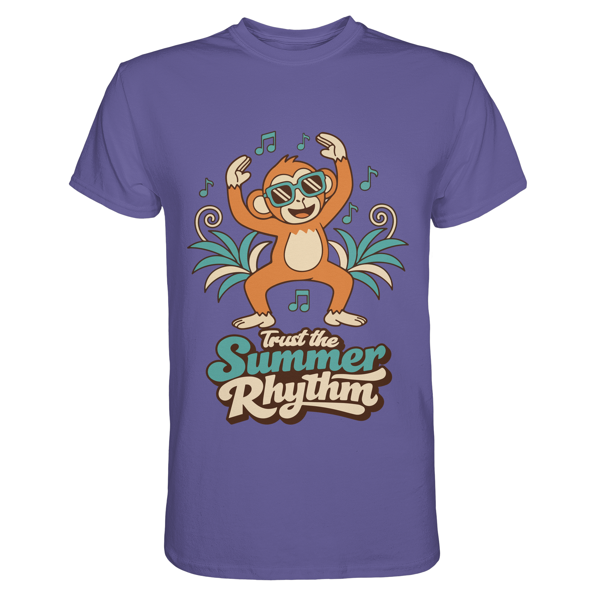 Trust the Summer Rhythm Affe – Tanzender Monkey - Premium Shirt