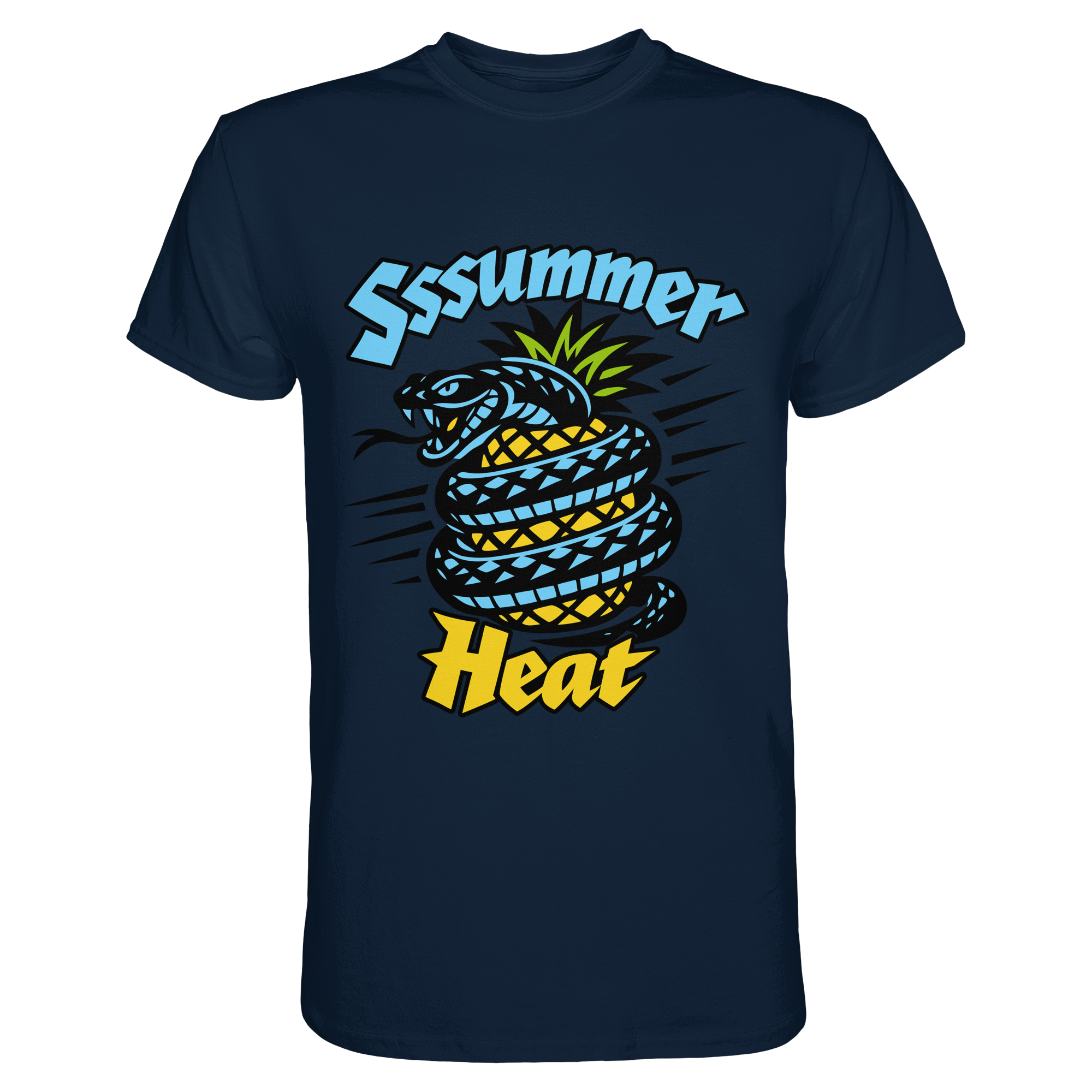 Sssssummer Heat Schlange – Ananas Viper - Premium Shirt