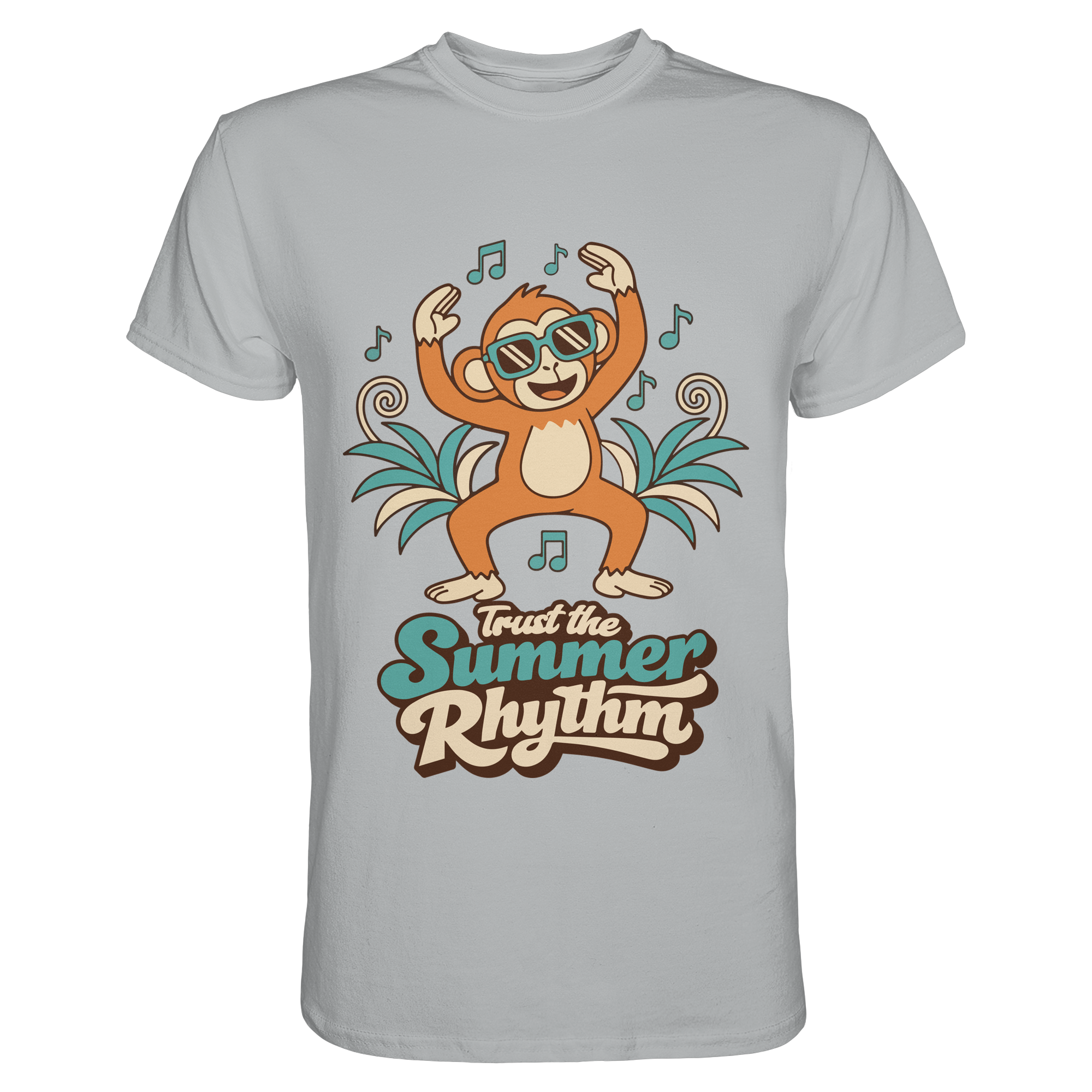 Trust the Summer Rhythm Affe – Tanzender Monkey - Premium Shirt