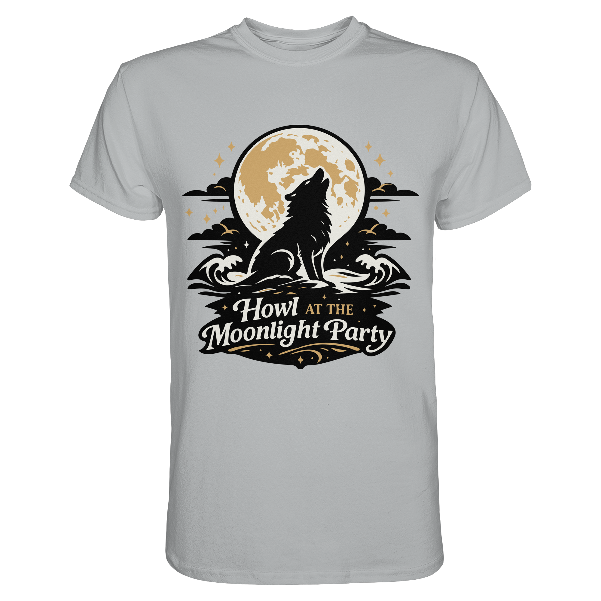 Howl at the Moonlight Party Wolf – Mondheuler Beach - Premium Shirt