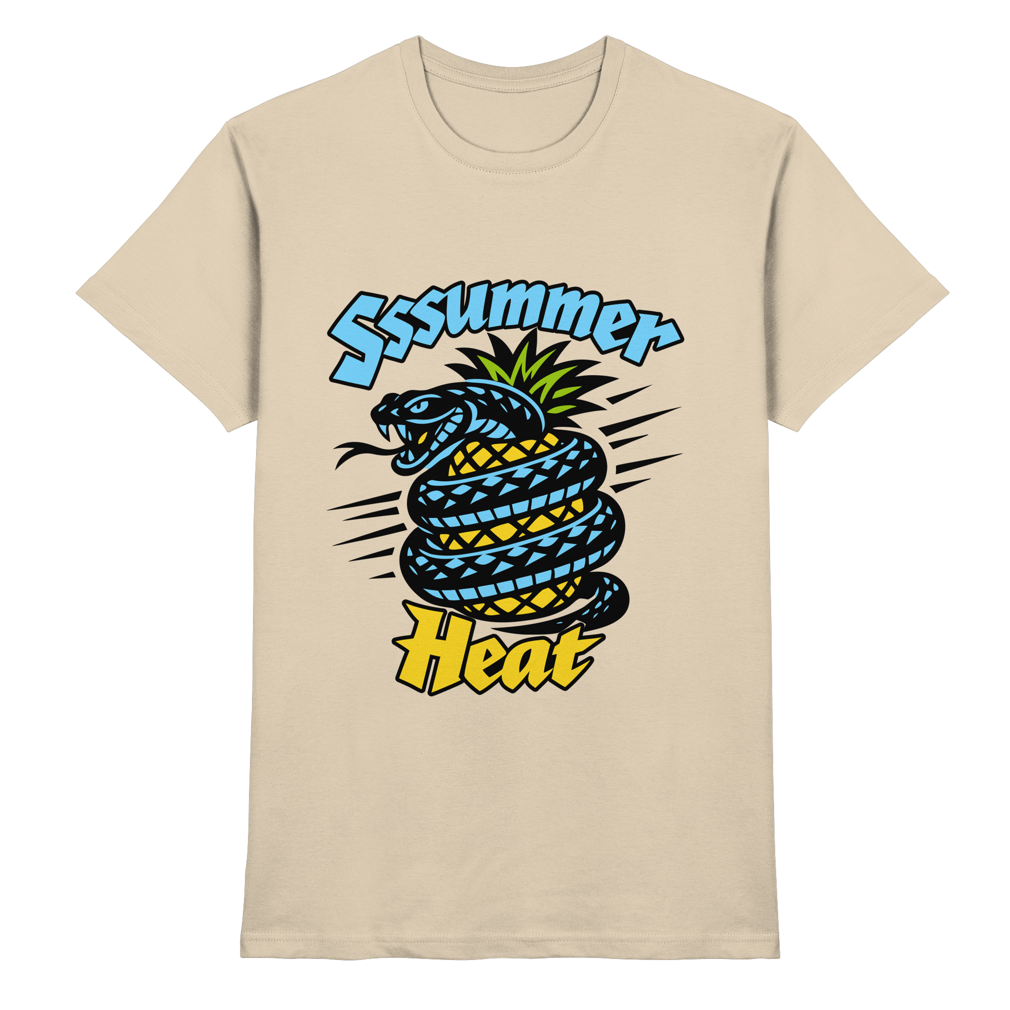 Sssssummer Heat Schlange – Ananas Viper - Premium Shirt