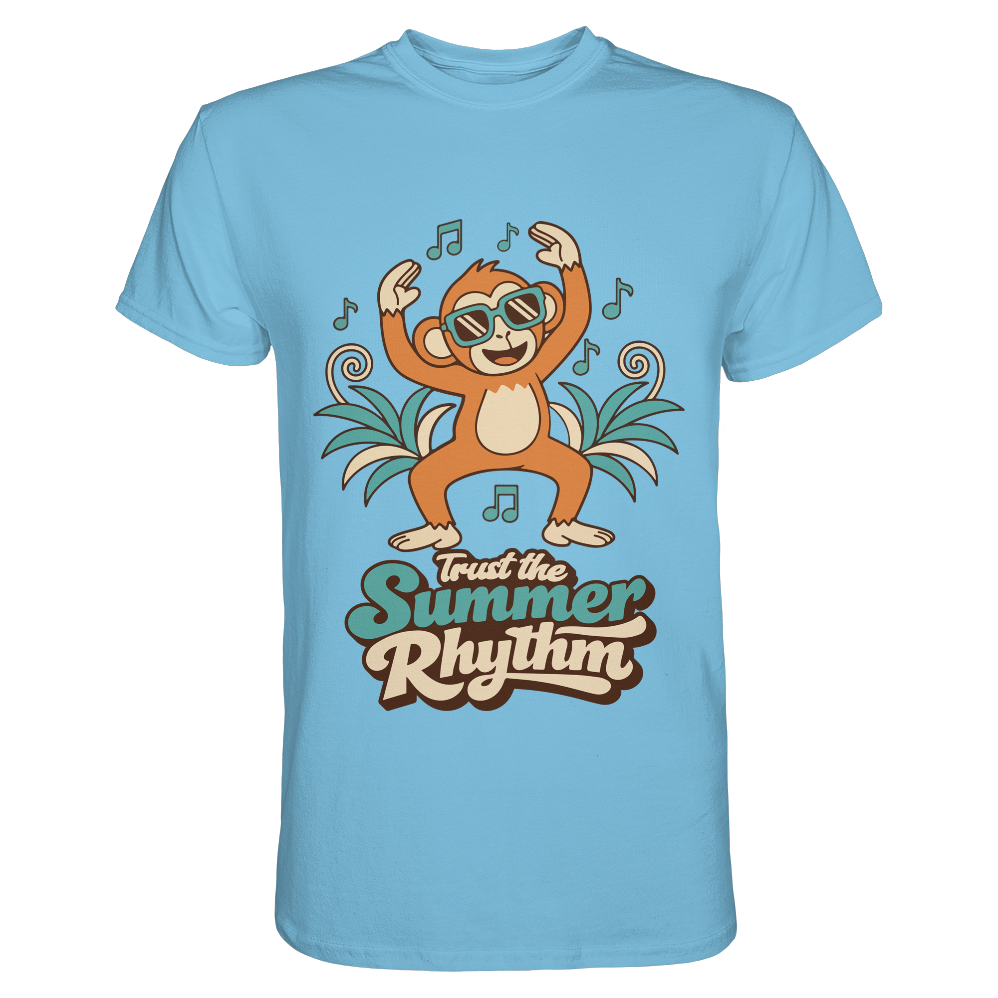 Trust the Summer Rhythm Affe – Tanzender Monkey - Premium Shirt