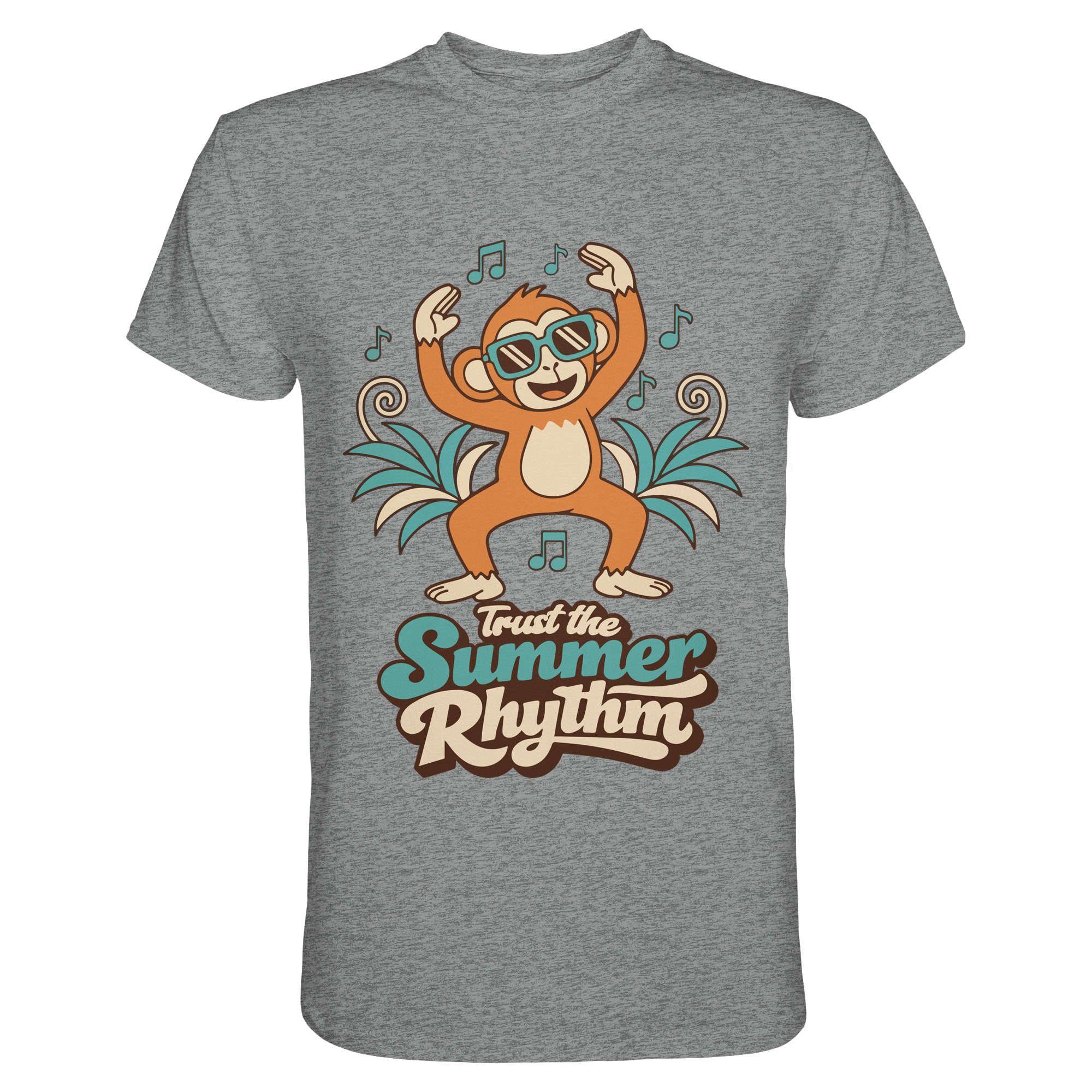 Trust the Summer Rhythm Affe – Tanzender Monkey - Premium Shirt