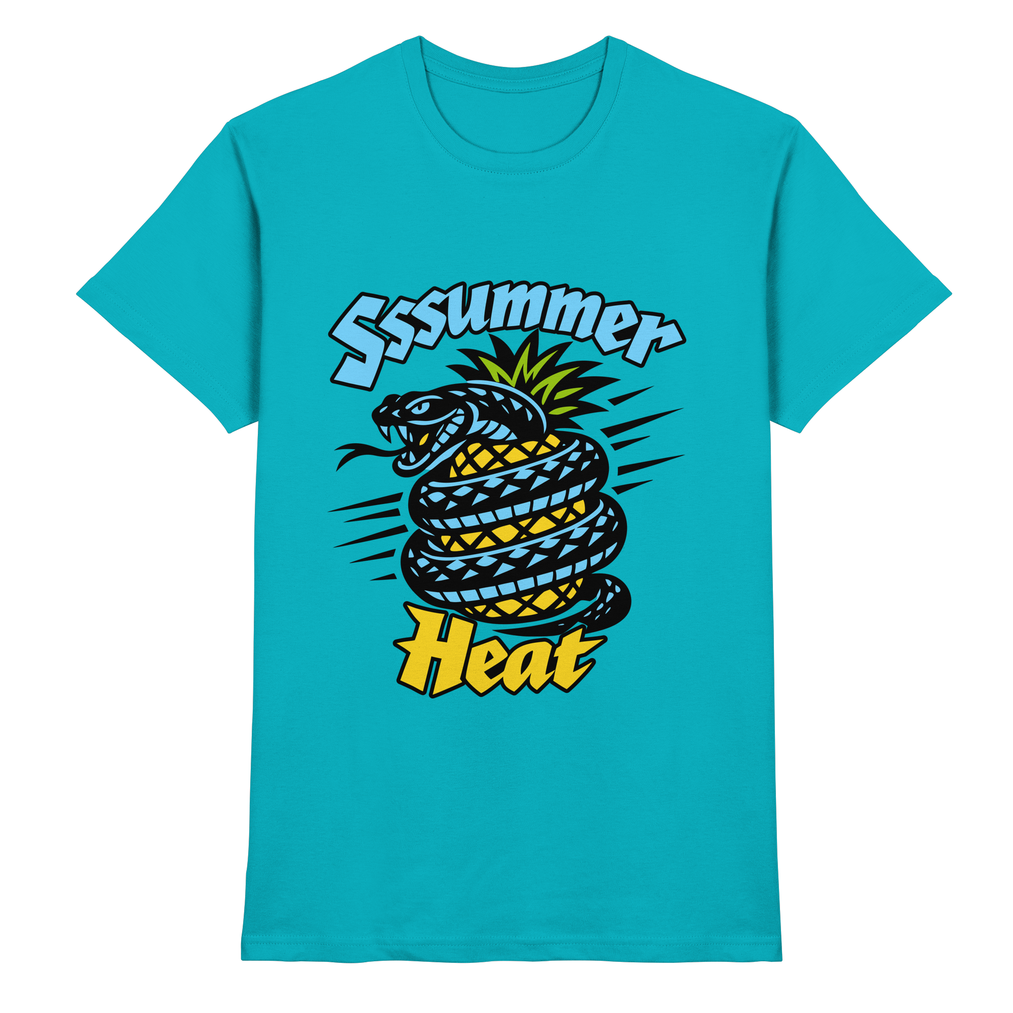 Sssssummer Heat Schlange – Ananas Viper - Premium Shirt